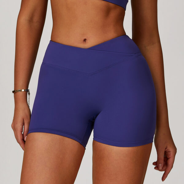 Custom V Shape Sports Shorts Manufacturer | Women Outdoor Hip Lift Scrunch Butt Shorts Supplier - Image 6