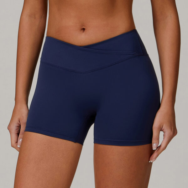 Custom V Shape Sports Shorts Manufacturer | Women Outdoor Hip Lift Scrunch Butt Shorts Supplier - Image 7