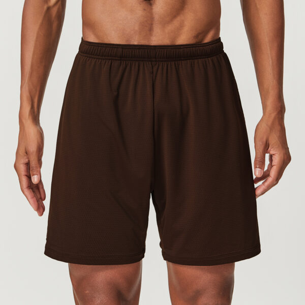 OEM High Quality Basketball Polyester Gym Workout Sublimation Pocket Men's Mesh Shorts - Image 3
