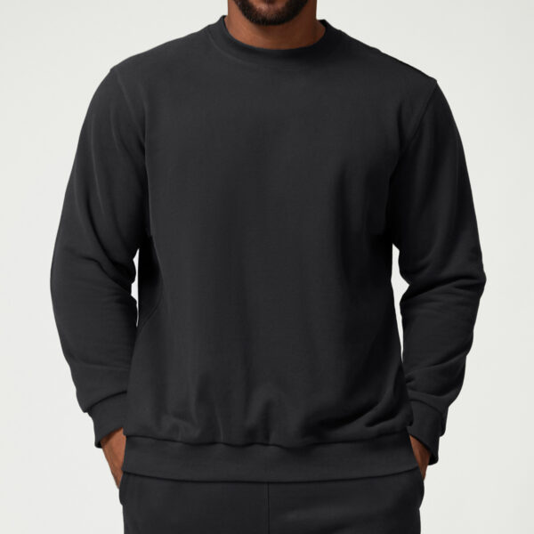Custom Fleece Crewneck Men's Cotton Sweatshirt manufacturer | Oversized Sweatshirt manufacturer - Image 2