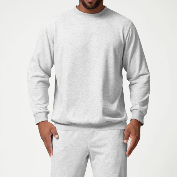 Custom Fleece Crewneck Men's Cotton Sweatshirt manufacturer | Oversized Sweatshirt manufacturer - Image 3