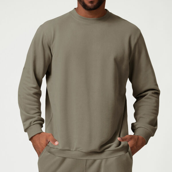 Custom Fleece Crewneck Men's Cotton Sweatshirt manufacturer | Oversized Sweatshirt manufacturer - Image 4