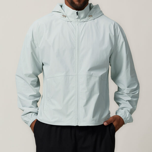 Men's Waterproof Windbreaker Jacket | UPF50+ Sun Protection | Nylon Outdoor Sports Jackets - Image 3