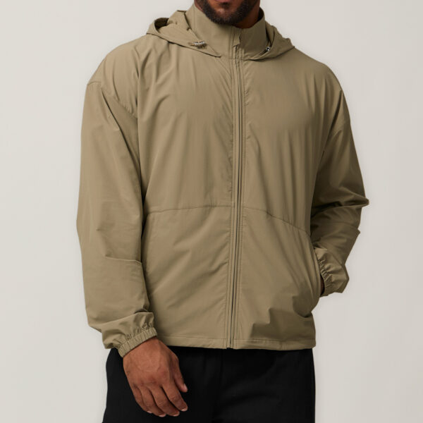 Men's Waterproof Windbreaker Jacket | UPF50+ Sun Protection | Nylon Outdoor Sports Jackets - Image 4